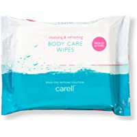 Toallitas de cuidado corporal Carell – Fácil de usar- con Aloe Vera- dermatológicamente probadas- sin alcohol- paquete…